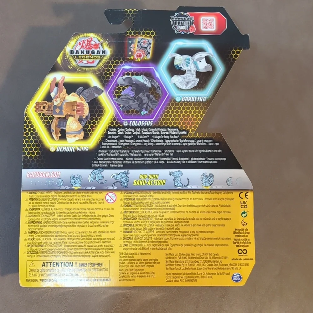 Bakugan legends Demorac ultra Colossus Barbetra starter pack battle league New